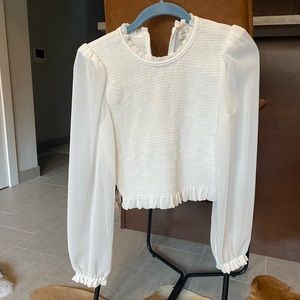 Aritzia Wilfred Tempest Blouse — S